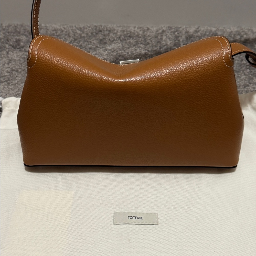 Toteme Brown Leather Crossbody Bag - Picture 6 of 15